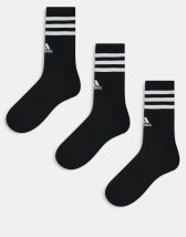 Adidas three hotsell stripe socks