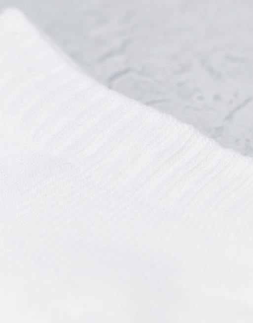 adidas Sportswear 3 pack trainer socks in white, 2 of 4