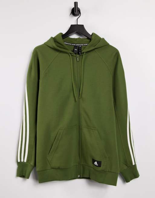 Khaki green store adidas jumper