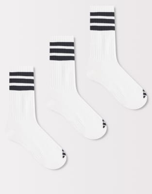 Sportswear - 3er-Pack knöchelhohe Socken in Weiß und Schwarz-Bunt Bunt 37 1/3-38 2/3