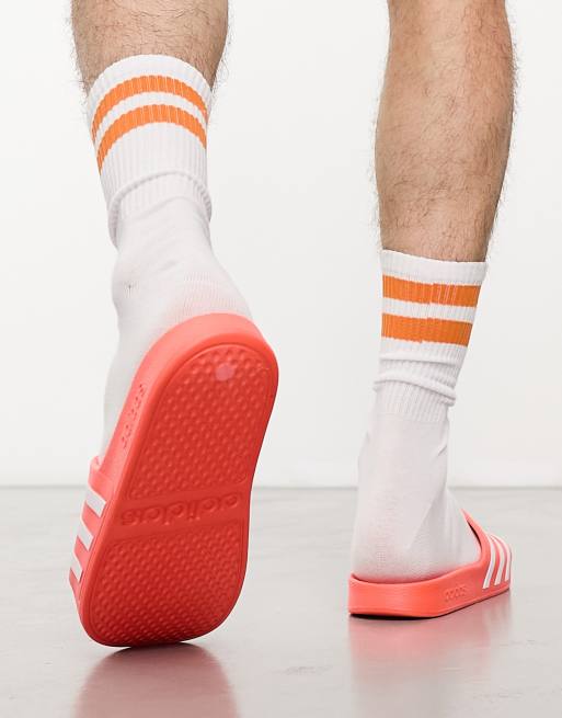 adidas Sportswear - Adilette Aqua - Chanclas naranjas, 2 de 4