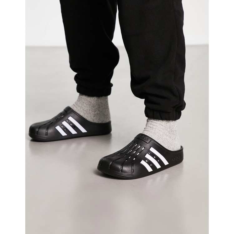 adidas Sportswear Adilette clog in black