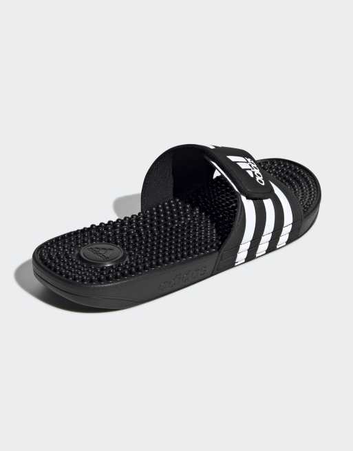 adidas Sportswear - Adissage - Claquettes - Noir et blanc, 3 de 4