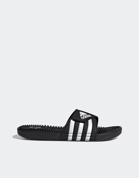 adidas Sportswear - adissage - Sliders nere e bianche - view 1