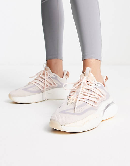 adidas Sportswear AlphaBoost V1 trainers in pink | ASOS