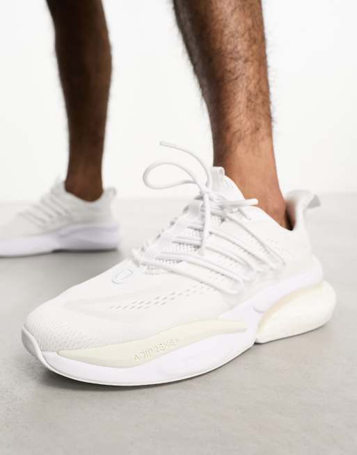 Adidas alpha clearance boost white