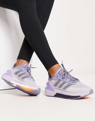 Adidas Originals Adidas Sportswear Avery Sneakers In Gray And Purple-silver