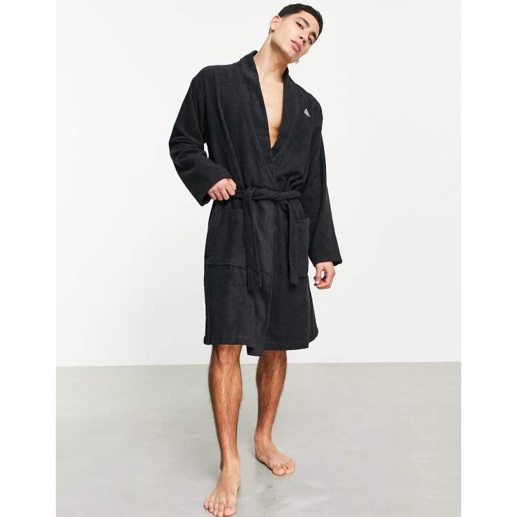 adidas dressing gown mens