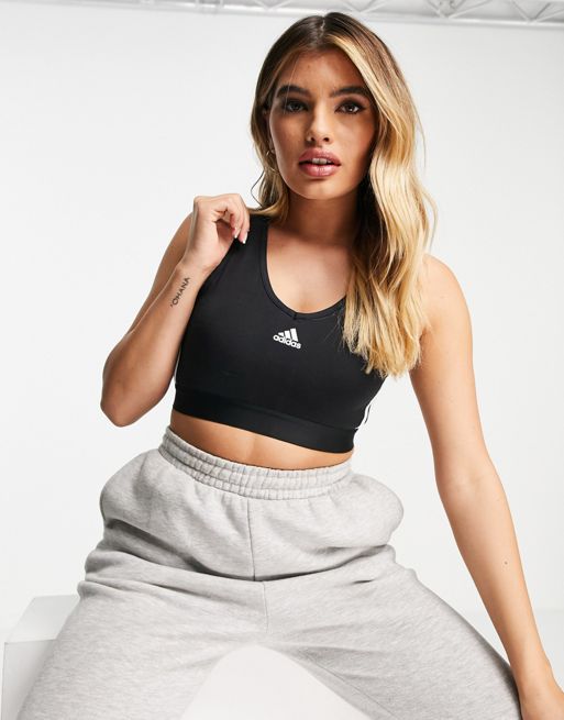 Brassière de sport Adidas Sportswear noir