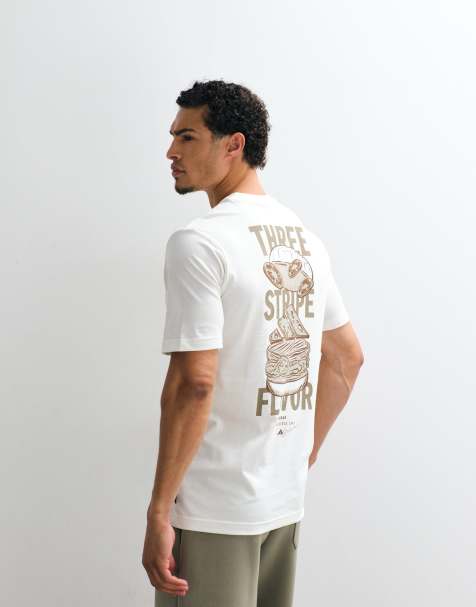 adidas Sportswear burger graphic t-shirt in off white