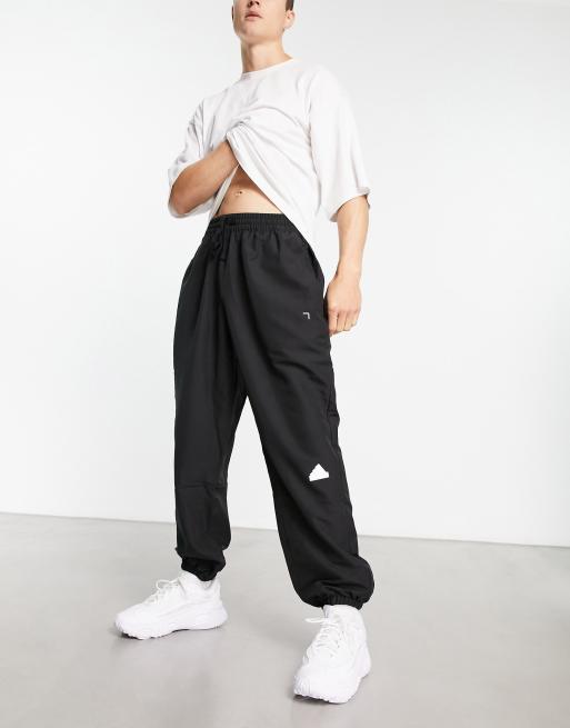 adidas Sportswear Color block sweatpants in green and navy