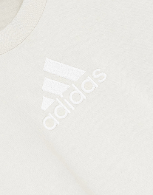 adidas – Sportswear – Colourblock – T-Shirt im Blockfarbendesign in Grau , 3 von 4
