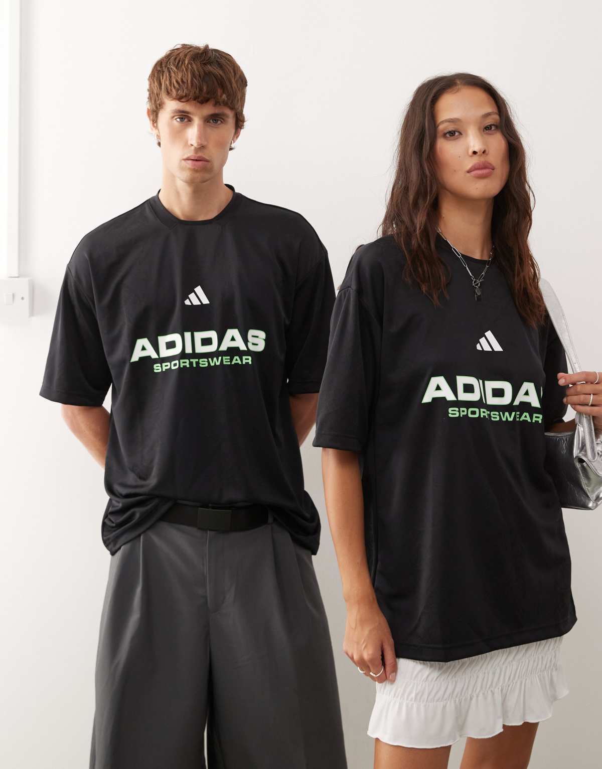 adidas Sportswear Common Goal football shirt in black