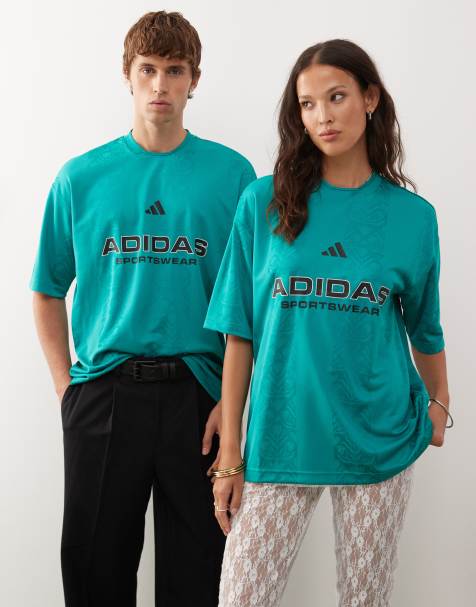 adidas Sportswear Common Goal football shirt in teal - view 1