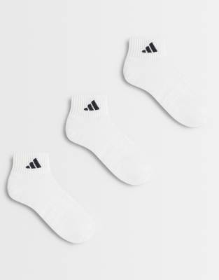 Adidas Unisex Blanc Calze Imbottiti (X3) - Immagine 2