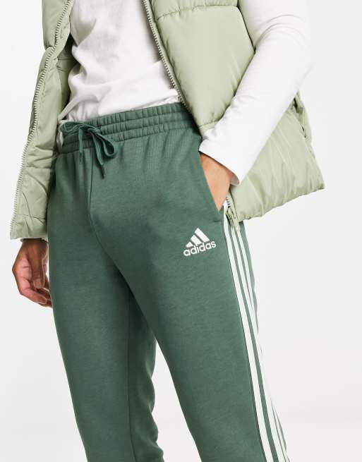 Adidas green joggers womens best sale