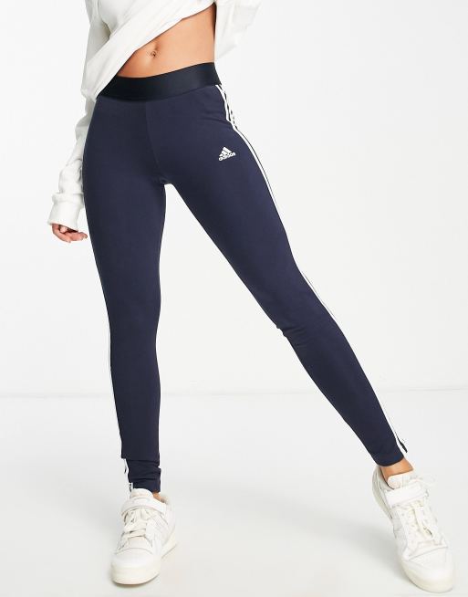 Adidas essential 3 outlet stripe tights ladies