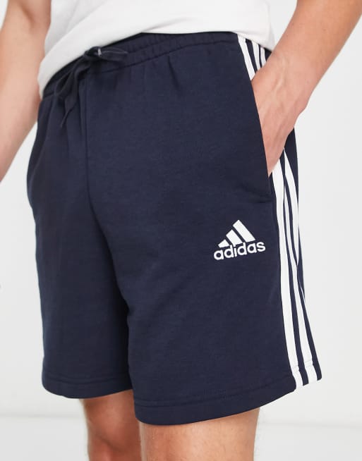 Adidas 3 stripes 2024 french terry shorts