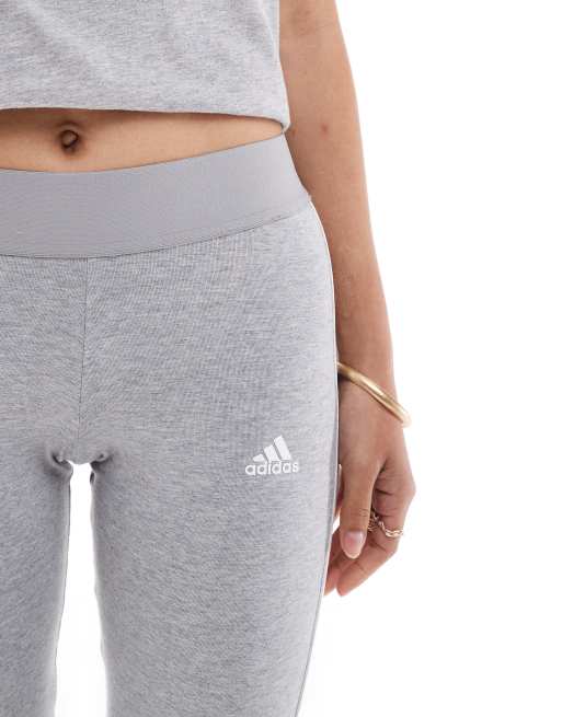 Legging Gris Femme Adidas 3 Stripes Tight Grey - Cdiscount Prêt-à