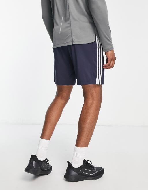adidas Sportswear - Essentials - Short à 3 bandes - Bleu marine et blanc, 2 de 4