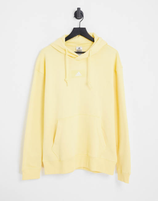 adidas - Sportswear Feel Vivid - Felpa con cappuccio gialla