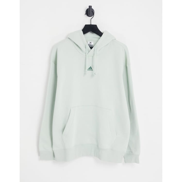 Adidas mint green store hoodie