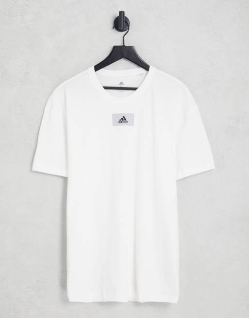 adidas Sportswear Feel Vivid t-shirt in white 