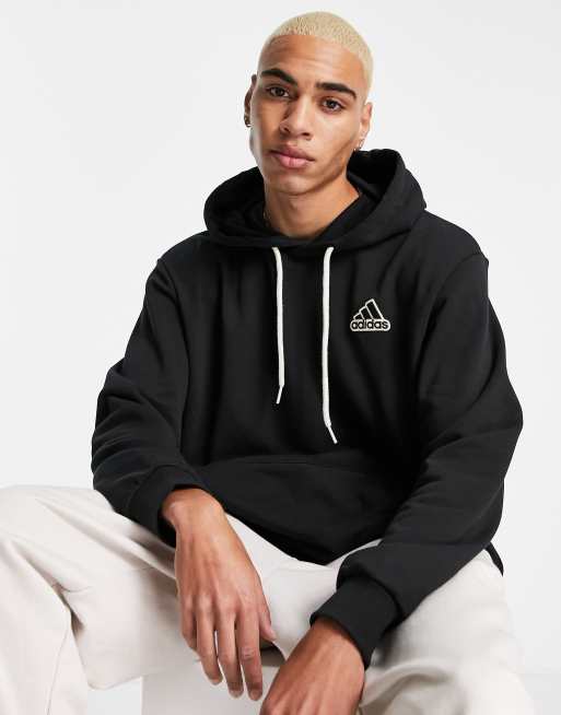 adidas - Sportswear - Feels Comfy - Hoodie met logopatch in zwart