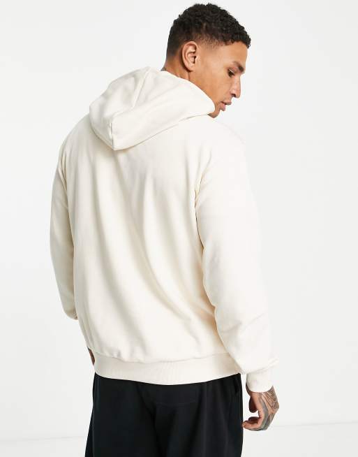 adidas Sportswear - Feels Comfy - Hvid hættetrøje med logo, 3 af 4