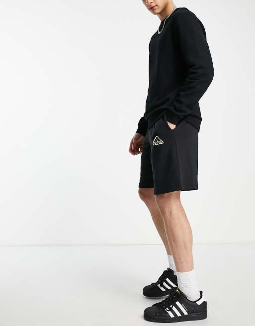 adidas – Sportswear Feels Comfy – Svarta shorts med logga, 4 av 4