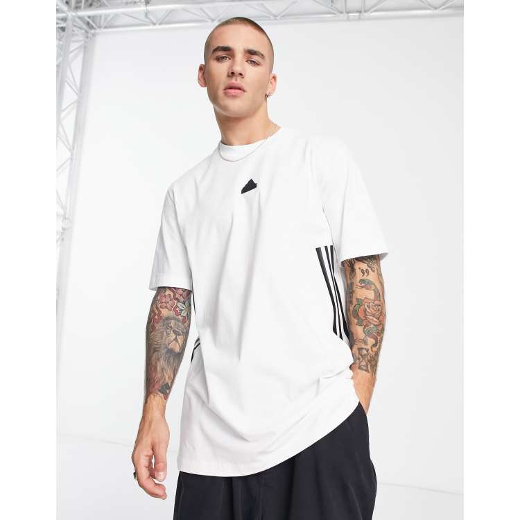 in adidas Sportswear t-shirt Icons white Future 3 ASOS stripes |