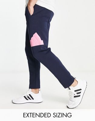 adidas Sportswear future icons BOS joggers in navy