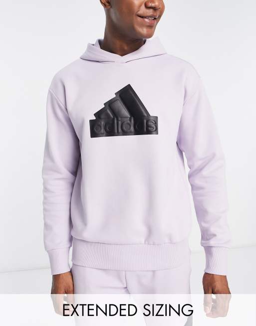 adidas Sportswear – Future Icons BOS – Kapuzenpullover in Flieder
