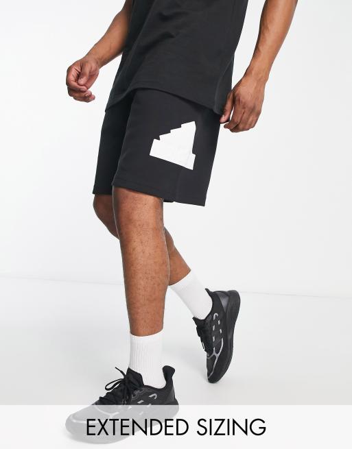 adidas Sportswear – Future Icons BOS – Shorts in Schwarz und Weiß