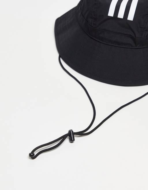 adidas Sportswear Future Icons bucket hat in black , 3 of 4