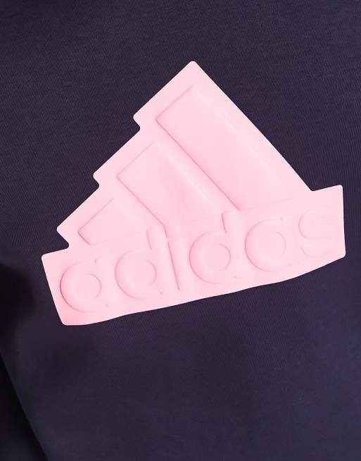 adidas - Sportswear Future Icons - Felpa nera con cappuccio, 3 di 4