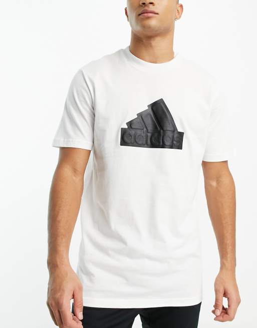adidas Sportswear – Future Icons – T-Shirt in Weiß mit großem Logo
