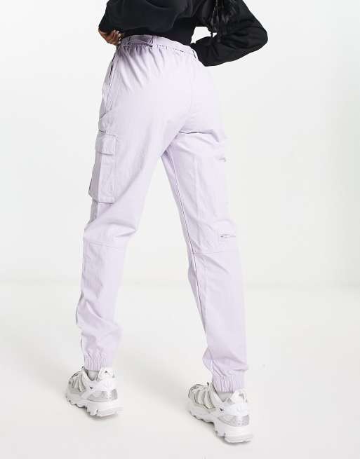 adidas - Sportswear - Future Lounge - Cargobroek met rubberen logo in grijs, 3 van 4