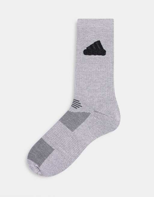 adidas sportswear future lounge rubber logo socks in grey | ASOS