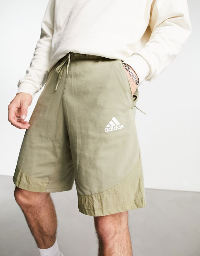 adidas Sportswear Game and Go 10" shorts in khaki