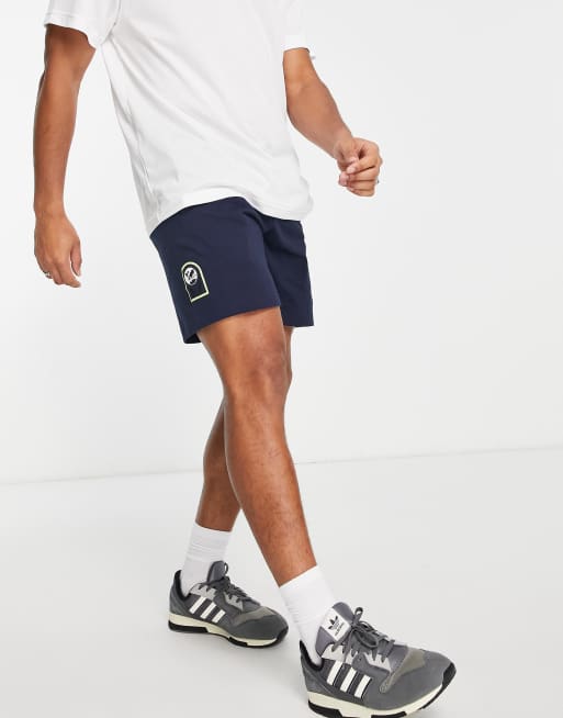 adidas Sportswear – Granatowe lekkie szorty, 3 z 4