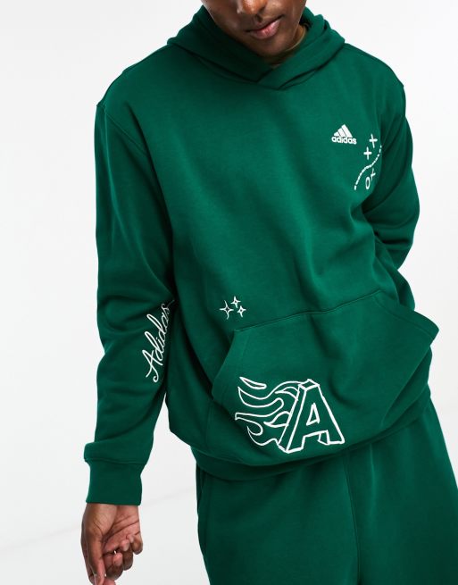 Pull adidas shop vert foncé