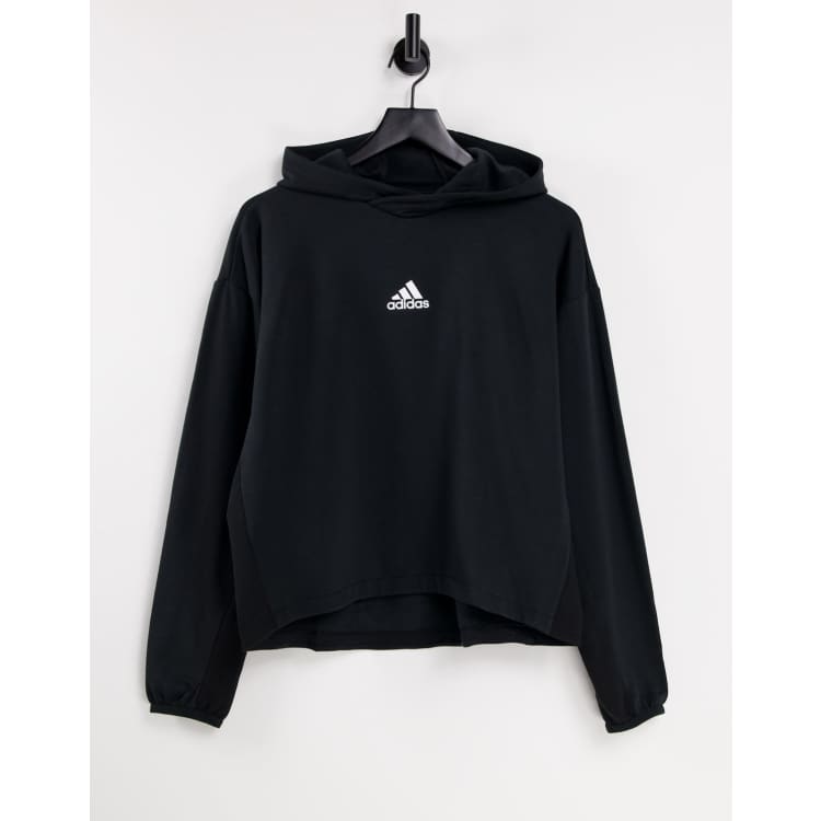 adidas Sportswear hoodie with central logo in black