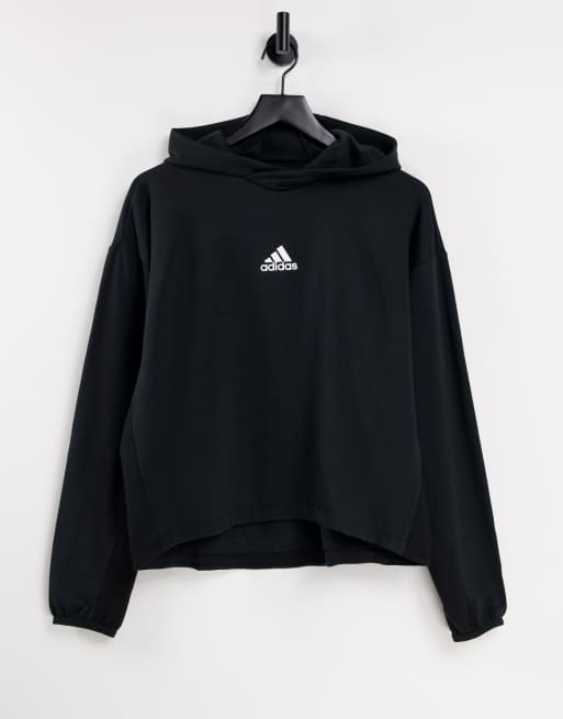 Adidas logo hoodie sale