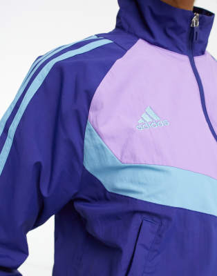 Adidas sportive 2024 purple track jacket