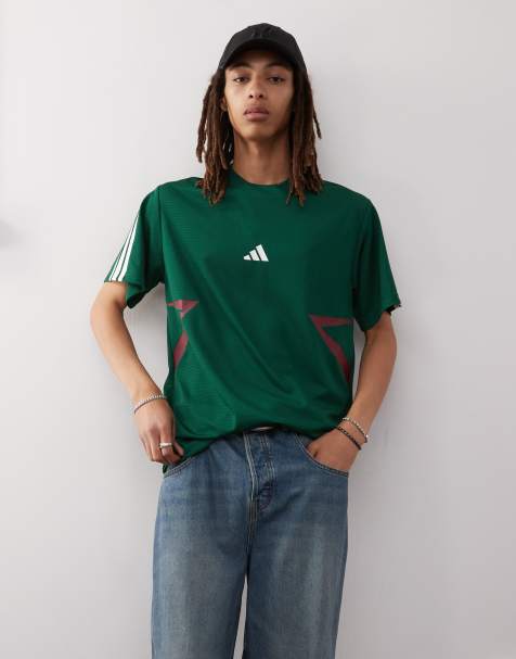 adidas Sportswear House of Trio t-shirt i grönt - view 1