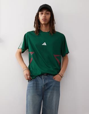[adidas Originals] adidas Sportswear House of Trio t-shirt in green L Mid Green
