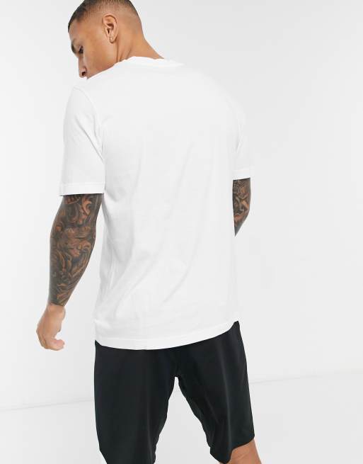 adidas - Sportswear - Hvid T-shirt med stort logo, 2 af 4