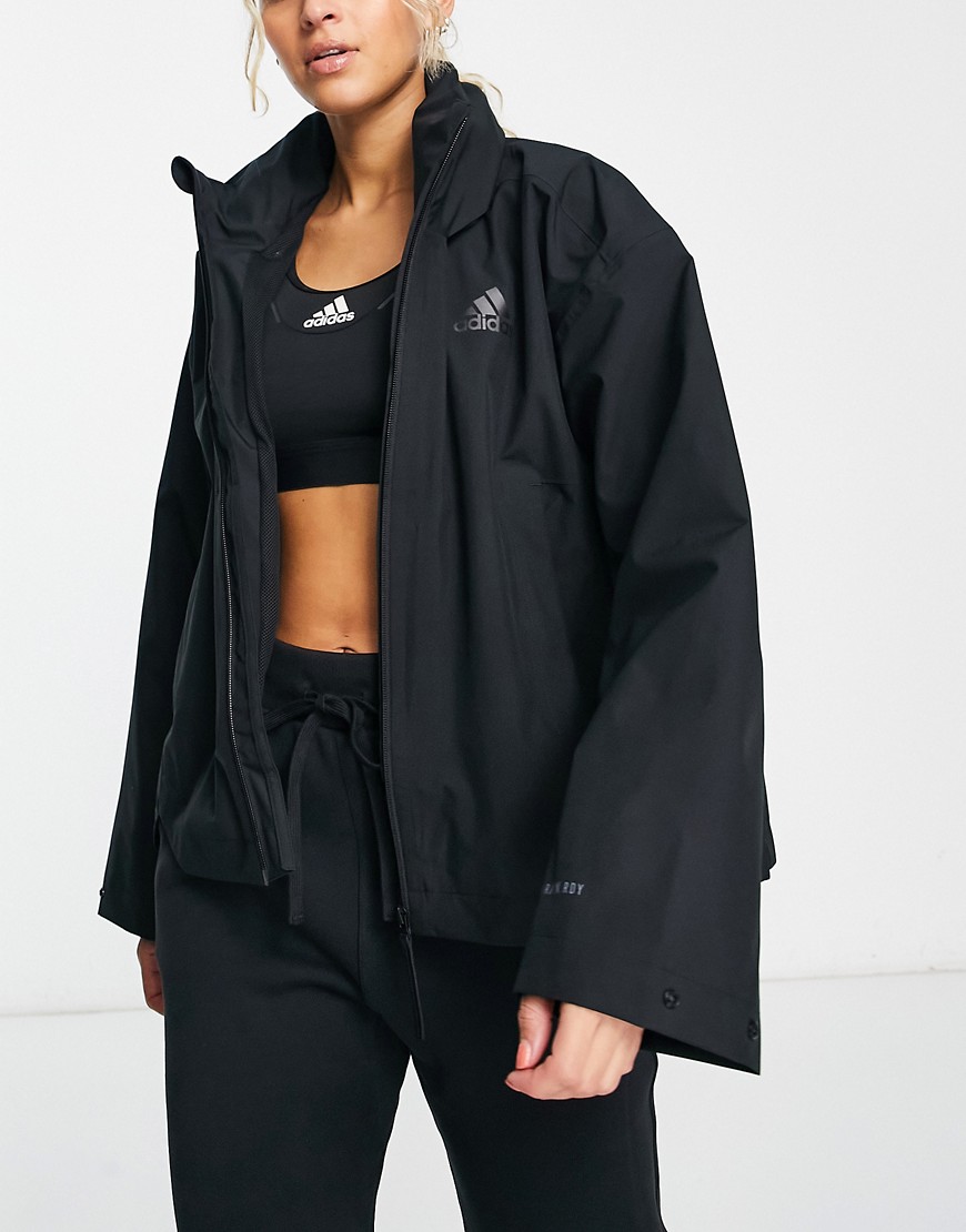 adidas Sportswear jacket in black
