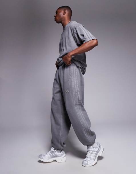 adidas Sportswear – Joggersy w spranym czarnym kolorze - view 1